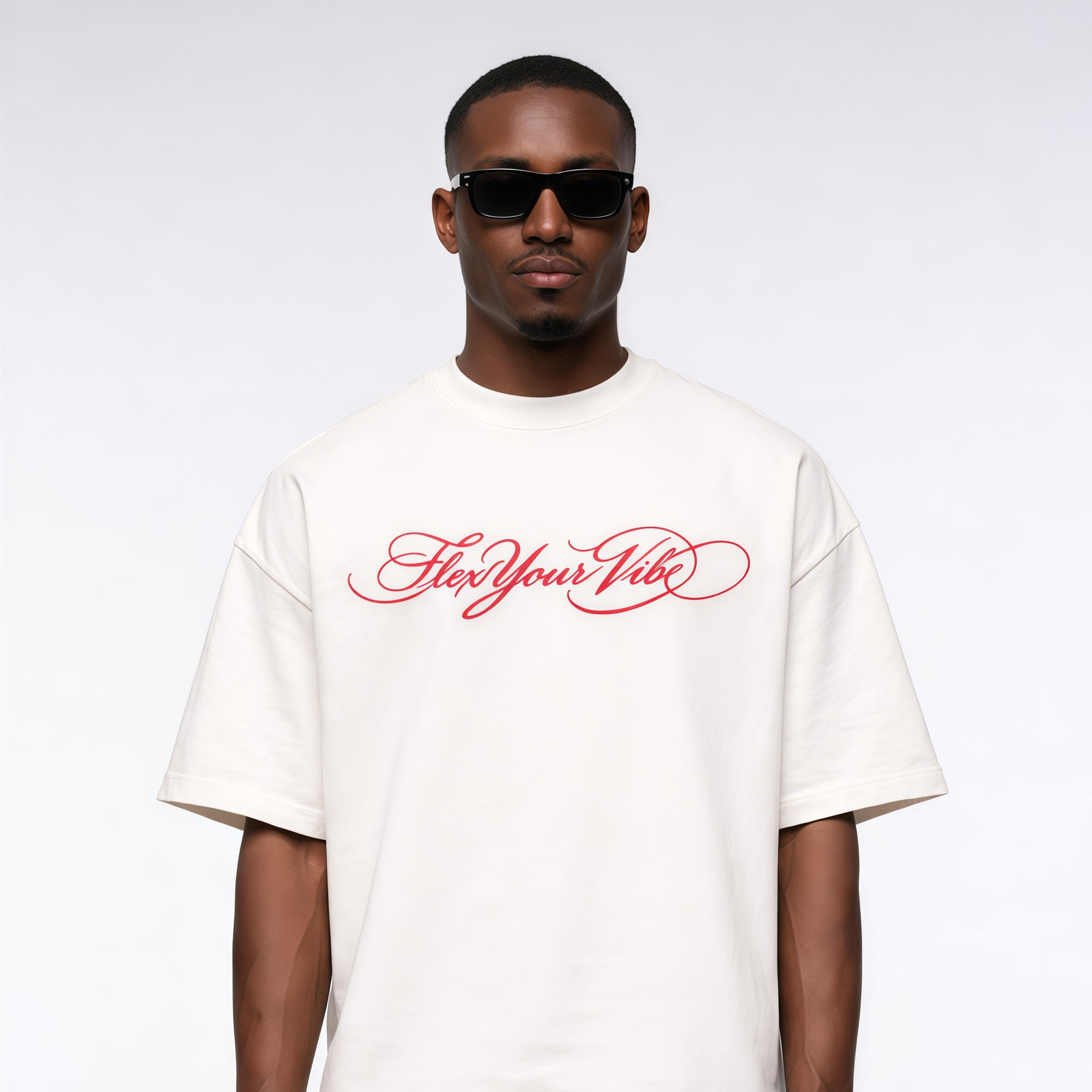 front model flexyourvibe tshirt
