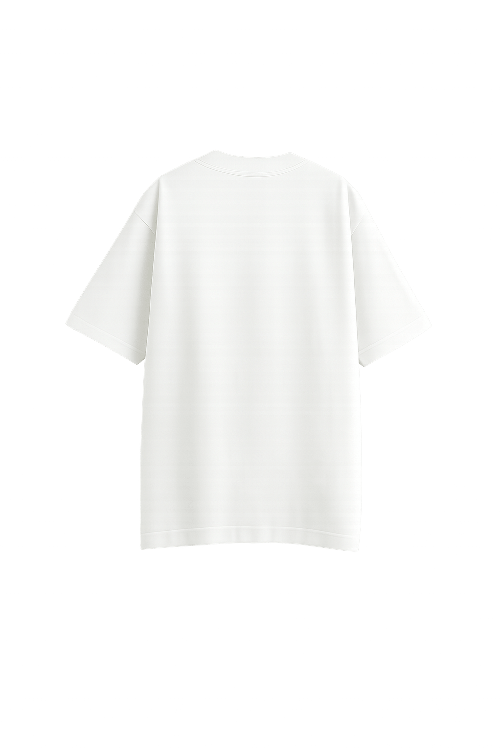 Oversized plain white streetwear tee on dark background, Flex Your Vibe premium clothing